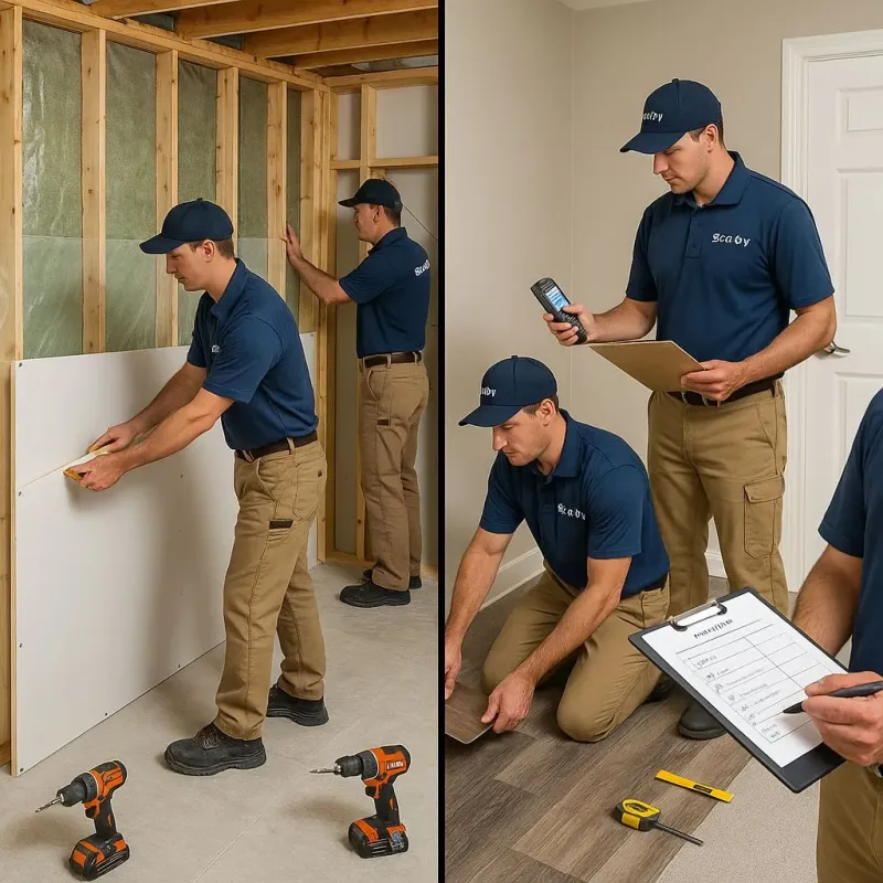 Repairs and Reconstruction process in Pittsburg, TX