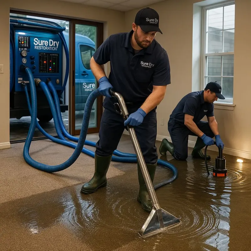 Water Extraction and Removal process in Pittsburg, TX
